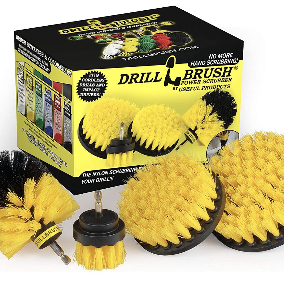 Set of 4 drill brushes