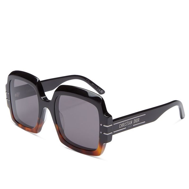 CD Diamond S3F Black Square Sunglasses | DIOR
