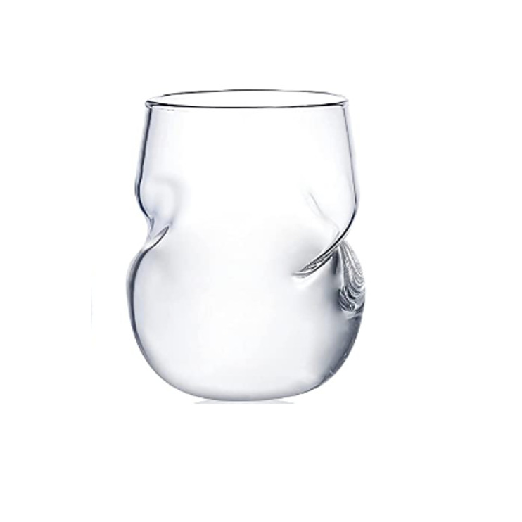 Un-Spillable Stemless Wine Glasses, Single