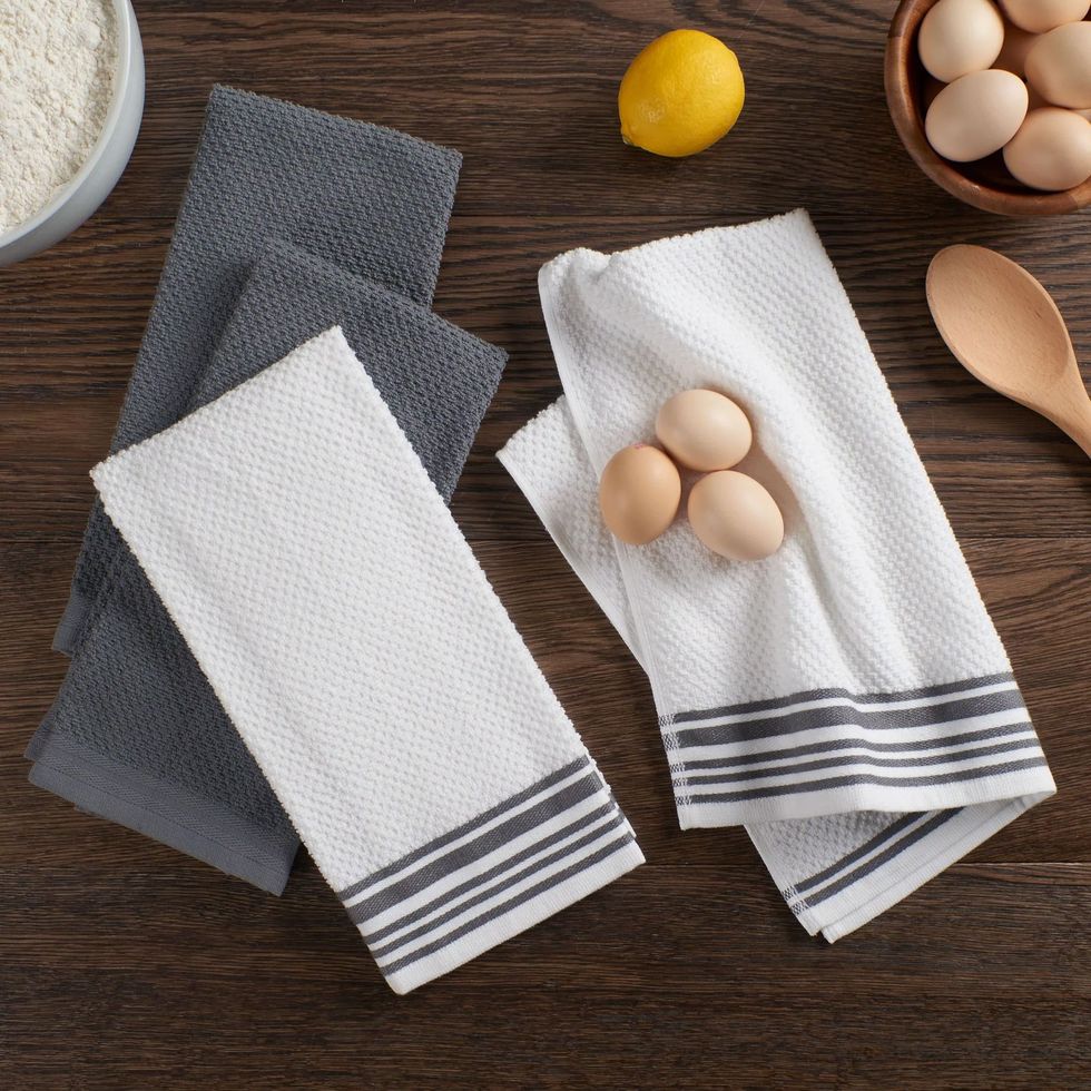 Mainstays 4-Pack Woven Kitchen Towel Set