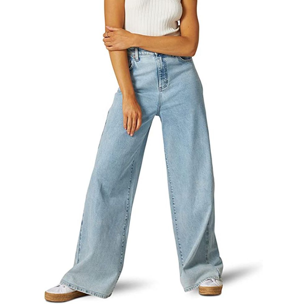 High-Rise Wide-Leg Slouch Jeans