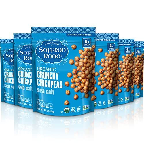 Organic Crunchy Chickpea Snacks (Pack of 6)