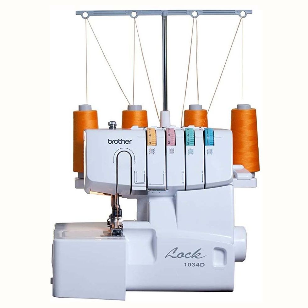  SINGER  S0230 Serger Overlock Machine With Included Accessory  Kit - Heavy Duty Frame - 1300 Stitches Per Min - 4 Thread - Differential  Feed - Making The Cut Edition, Blue