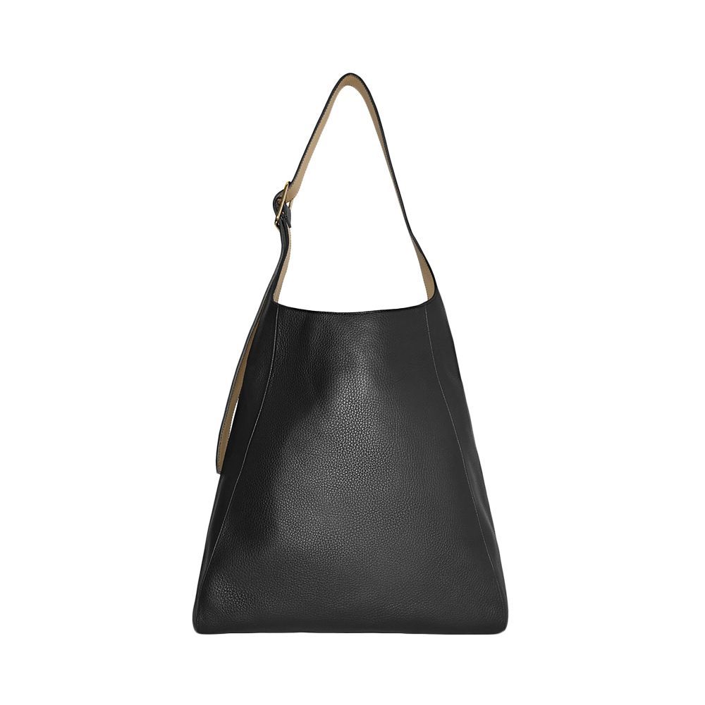 Curved Leather Bag