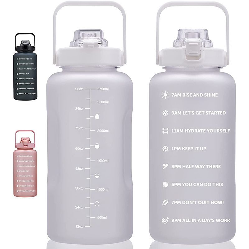 100oz large motivational water bottle