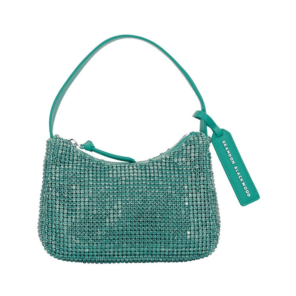 Syl Rhinestone Top Handle Bag