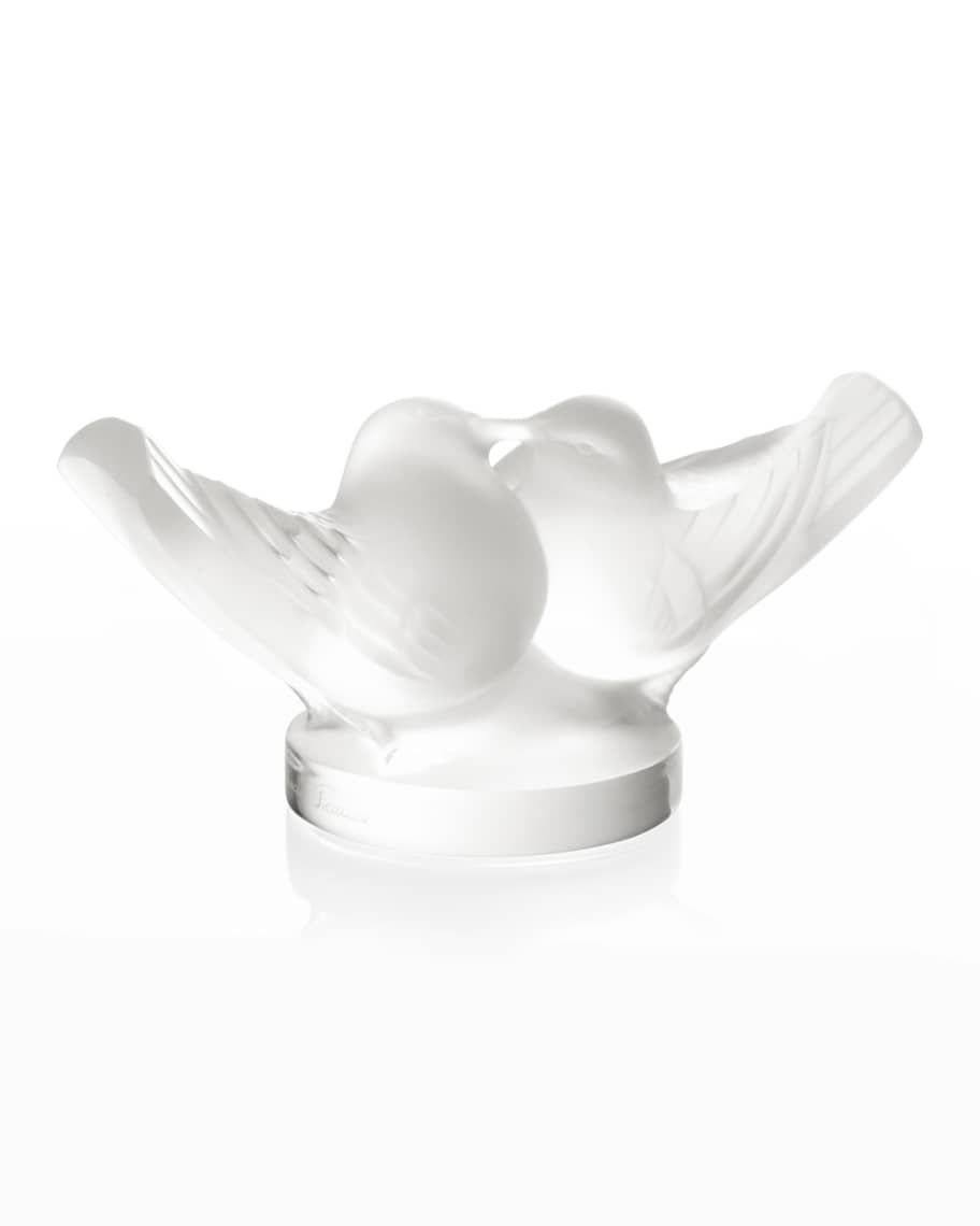 Lalique Lovebird Sculpture