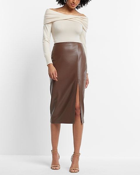 26 Best Leather Midi Skirts for Women in 2024