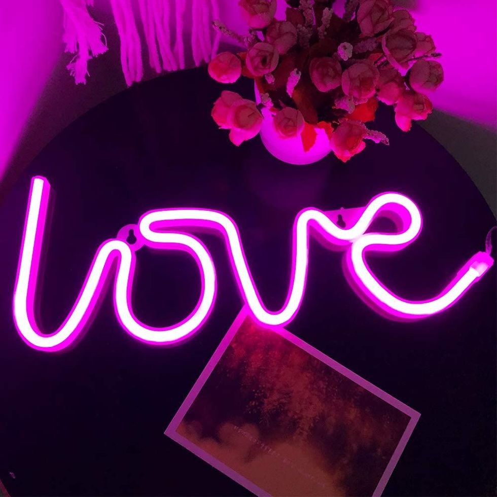 love neon sign