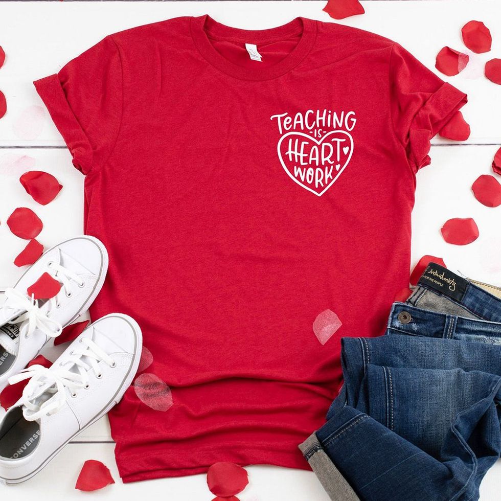 ‘Teaching Is Heart Work’ T-Shirt