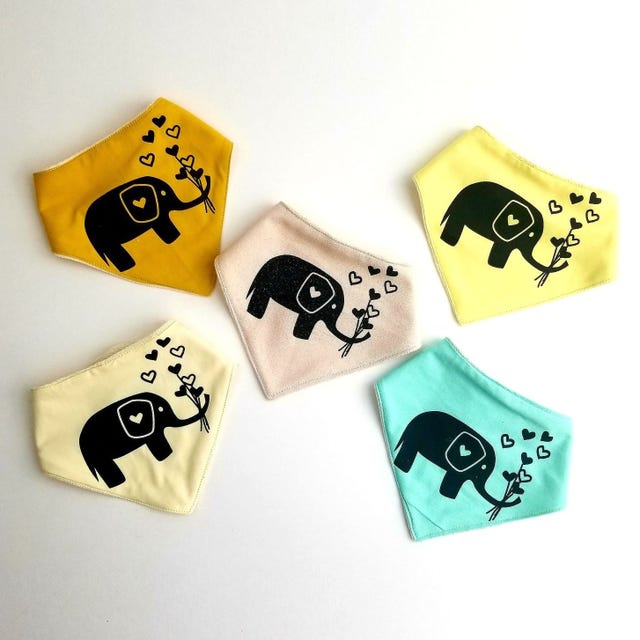 Elephant Bandana Bib