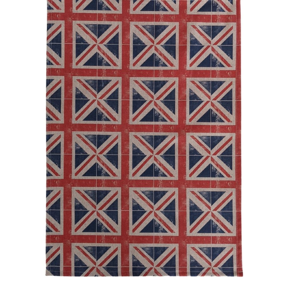 Union Jack British Linen Look Table Runner