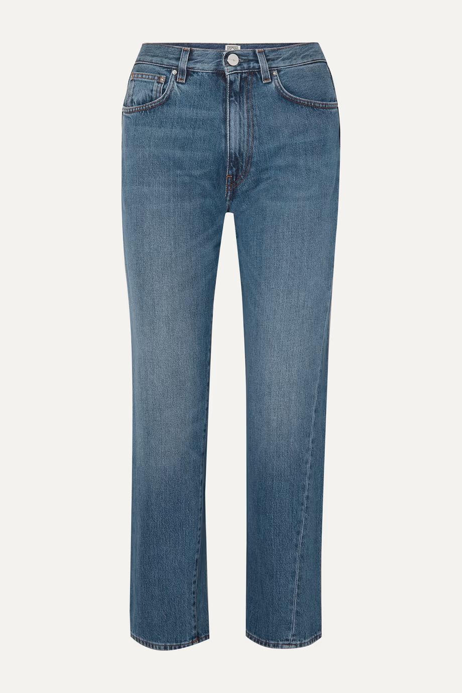 Original high-rise straight-leg jeans