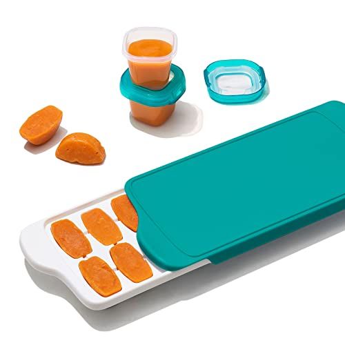 Baby Portable Silicone Freezer Tray With Lid For Homemade Baby Food