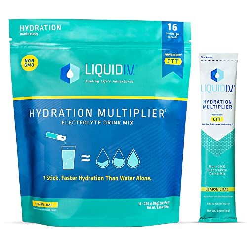 Liquid I.V. Hydration Multiplier - Lemon Lime Powder Packets 