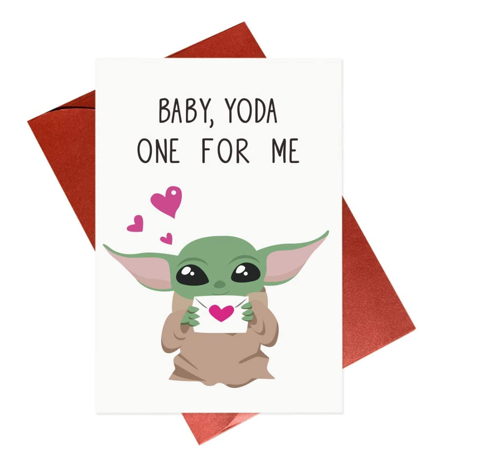 Valentines Day Mug Baby Yoda YODA ONE FOR ME Funny Valentines