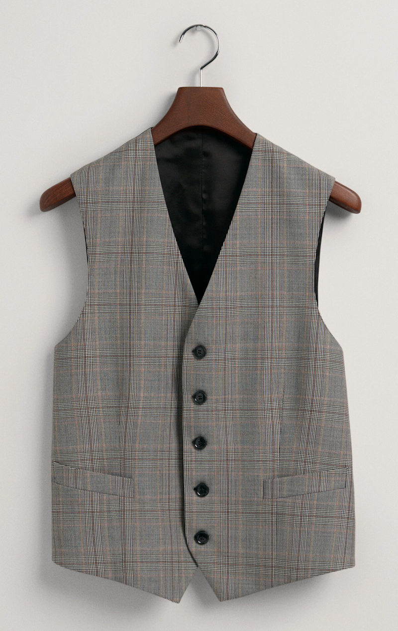 Glen Check Suit Waistcoat