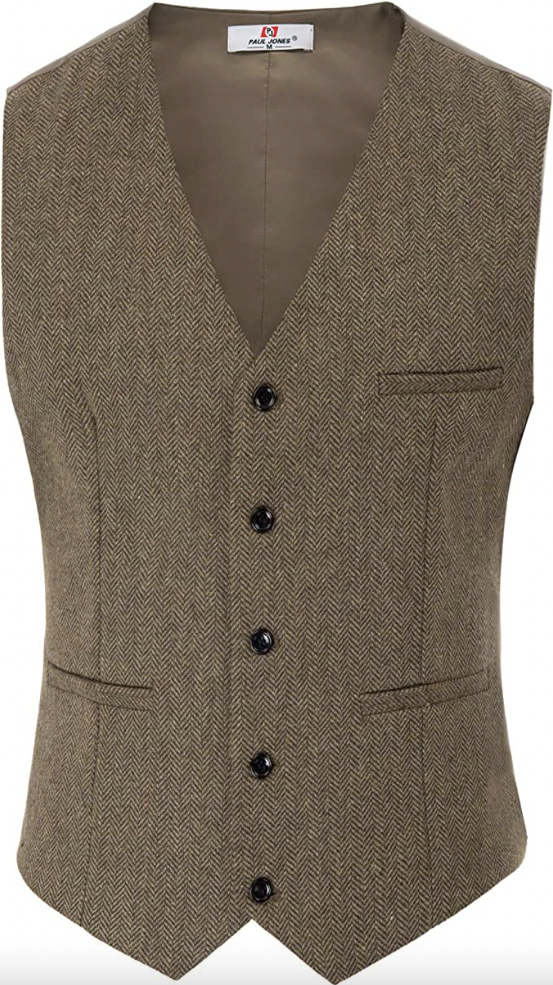 Irish Wool Tweed Vest