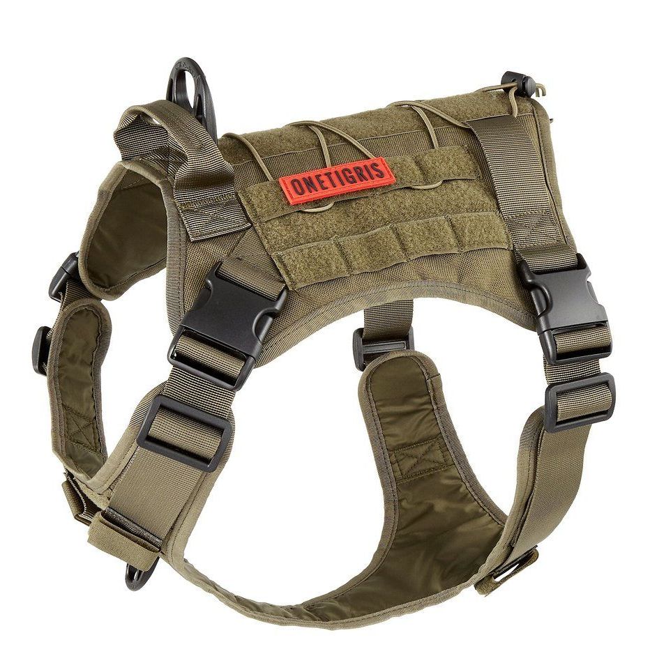 Comfortable Tactical Dog Harness Padded Vest D ring Collar - Temu Canada