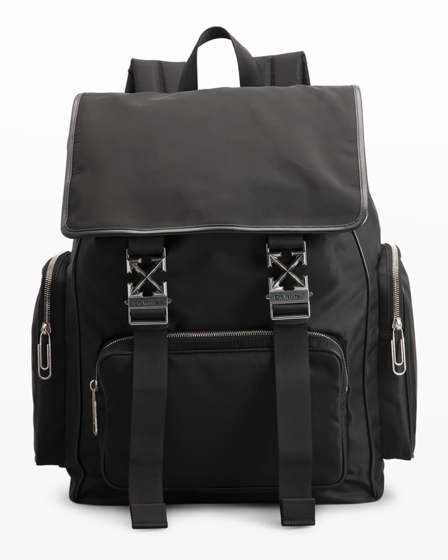 Arrow Nylon Drawstring Backpack