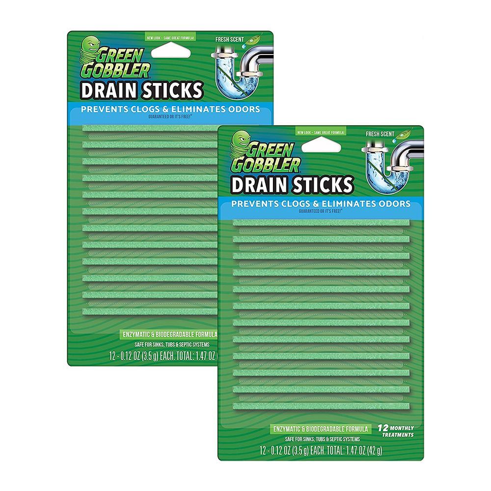 The 8 Best Drain Cleaners In 2024 Best Drain Cleaner For Hair   1674789842 Green Gobbler Drain Sticks 1674789833 