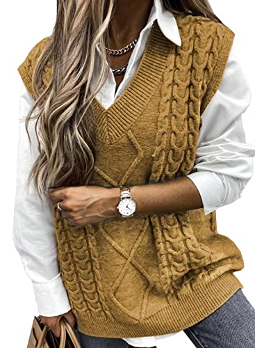 HOTAPEI Oversized Sweater Vest