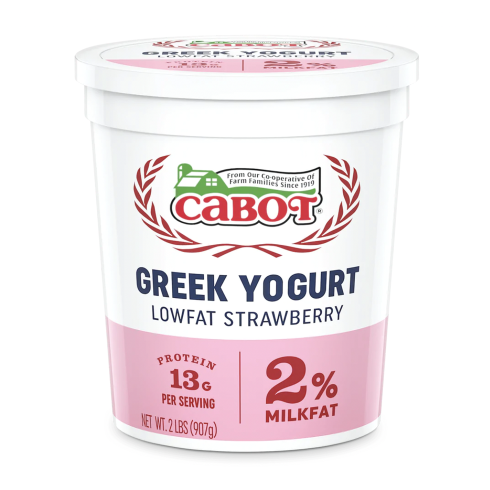 Lowfat Strawberry Greek Yogurt
