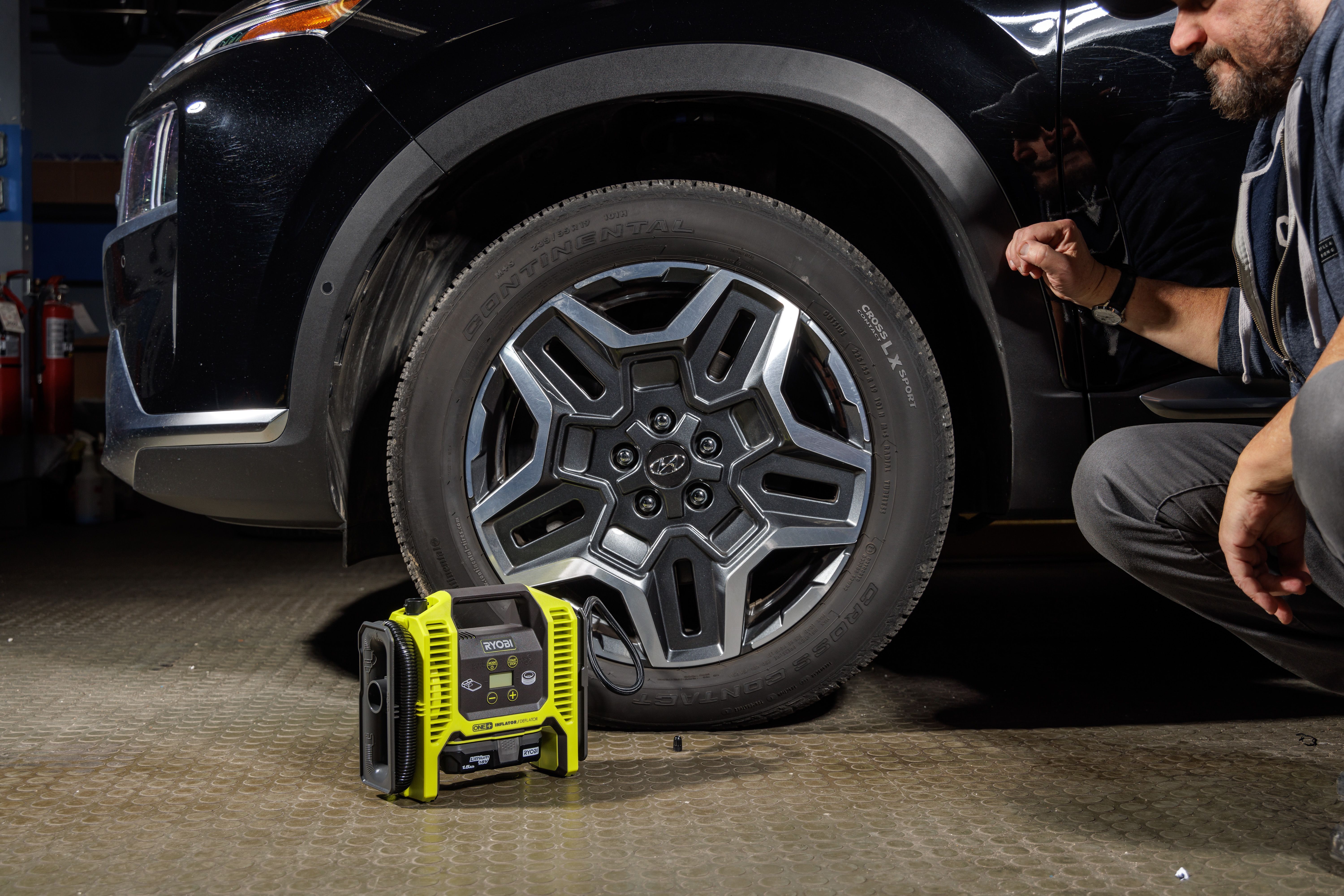 Ryobi car tire discount inflator