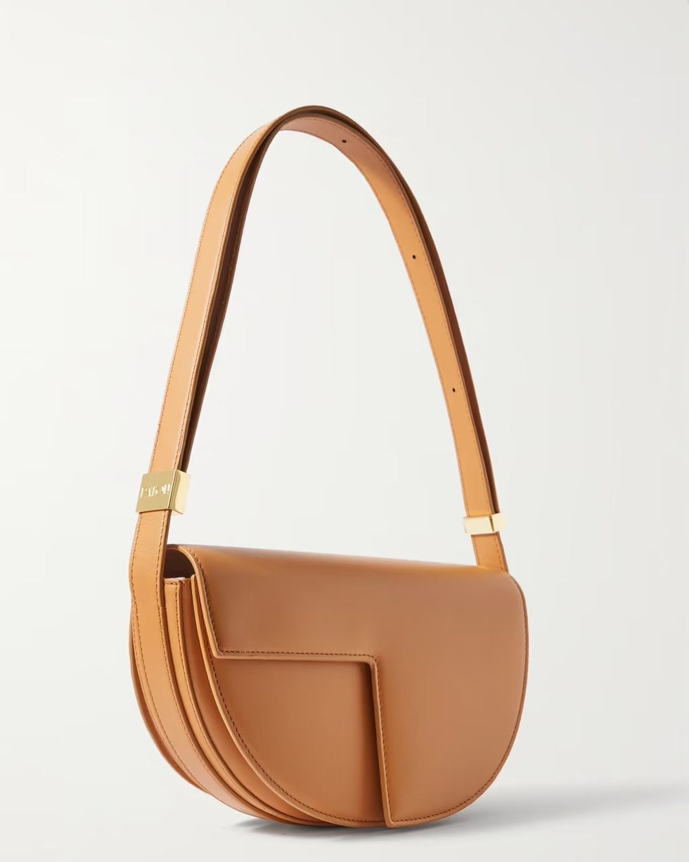 Dior Saddle Maroon Medium Grained Leather Handbag