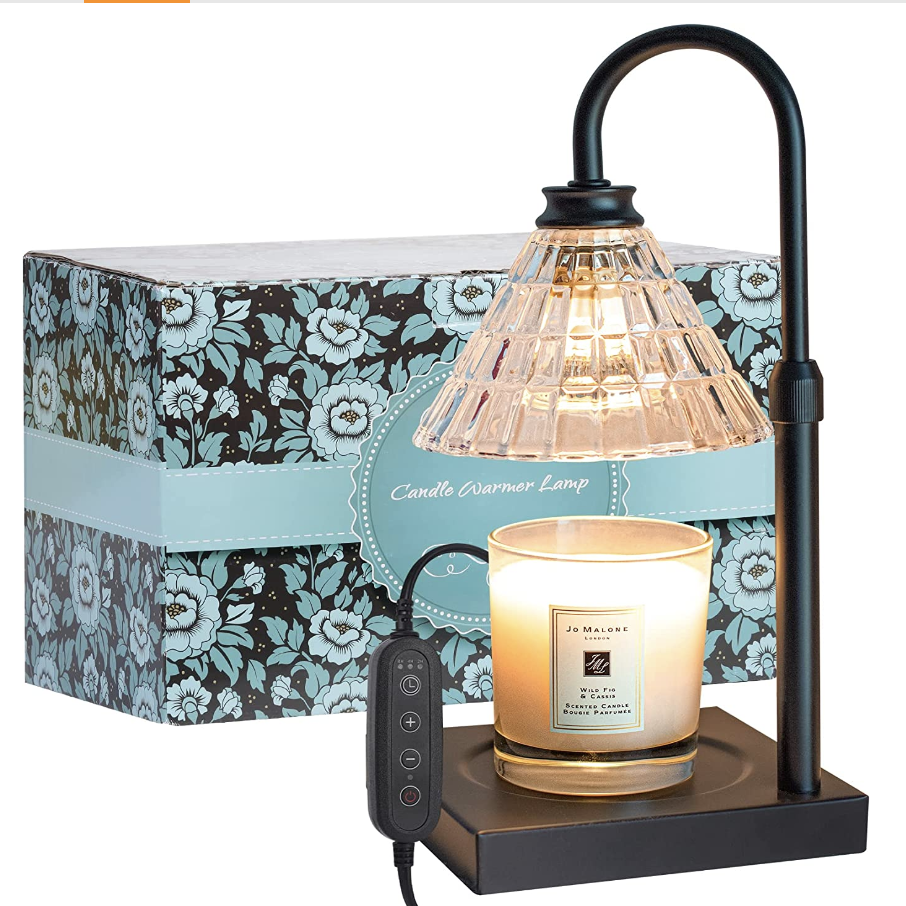 Buy Candle Warmer Lamp for Jar Candles Candle Lamp Warmer with 2 Bulbs  Height Adjustable Top Down Candle Warmer with Dimmer, Compatible with  Yankee Candle Large Jar & 3 Wicks Candle (Black)