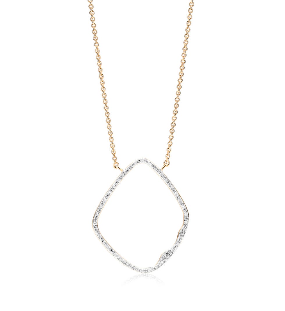 Riva Hoop Cocktail Diamond Necklace