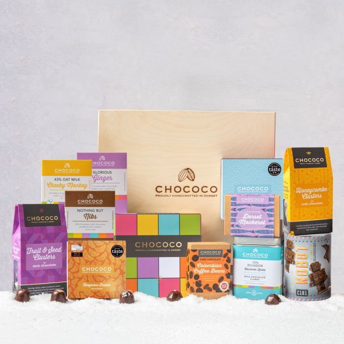 Chococo Giant Assorted Chocolate Hamper in Wooden Box
