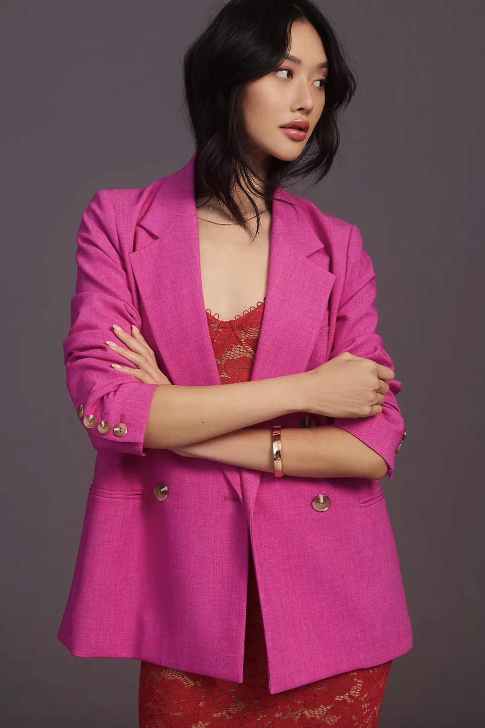 Maeve Double-Breasted Blazer
