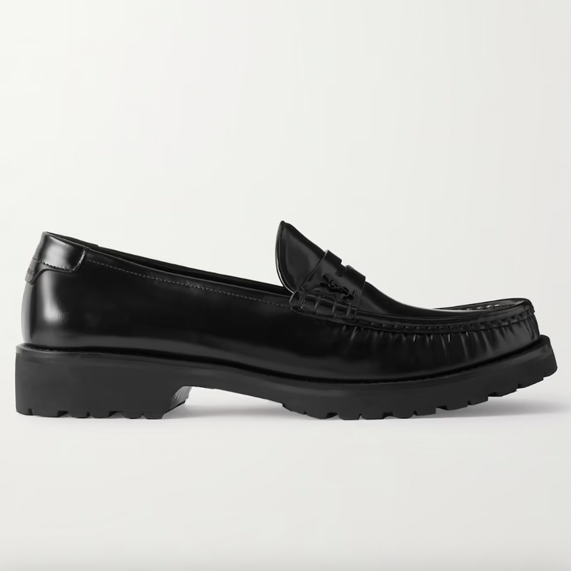 Le Loafer Monogram Leather Penny Loafers