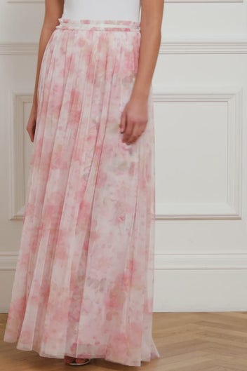 Rose Bluebell Maxi Skirt
