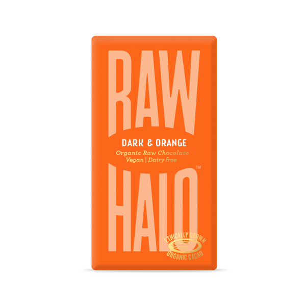 Raw Halo Dark & Orange Organic Raw Chocolate 35g