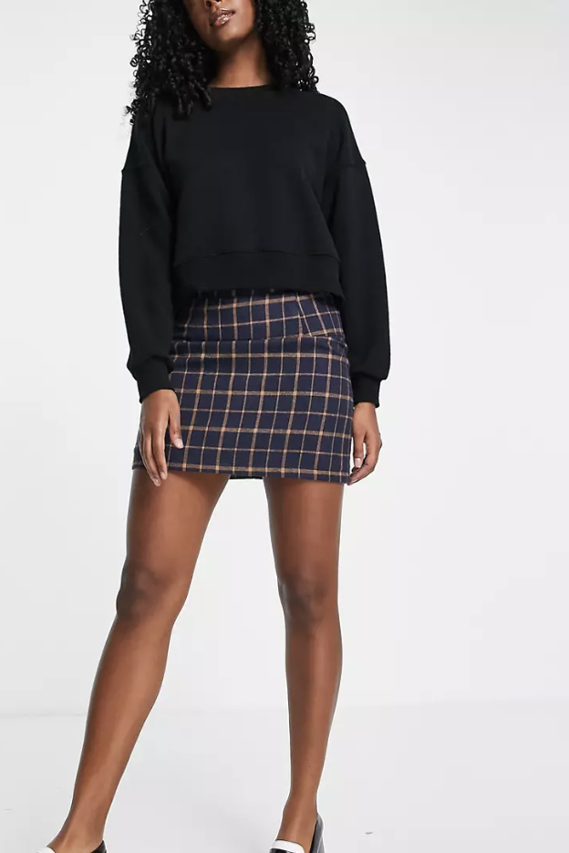 Heartbreak Tailored Mini Skirt