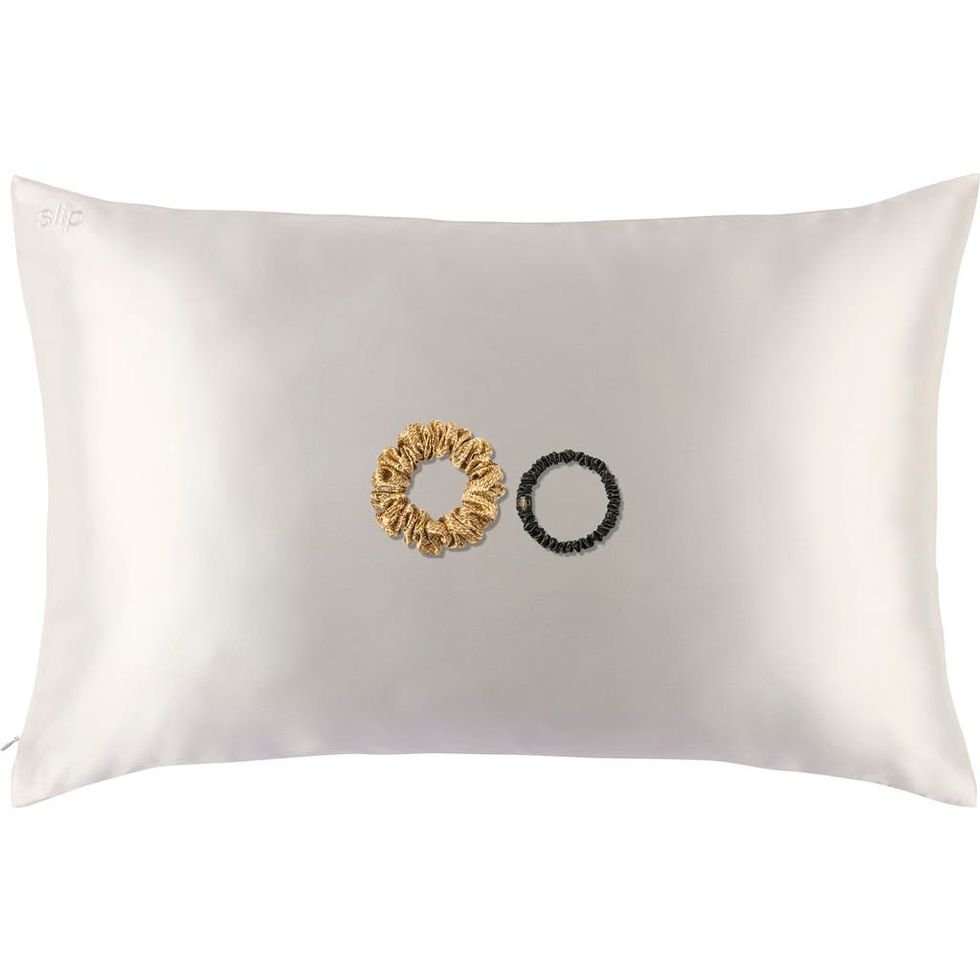 The Medusa Pure Silk Pillowcase & Scrunchies Set