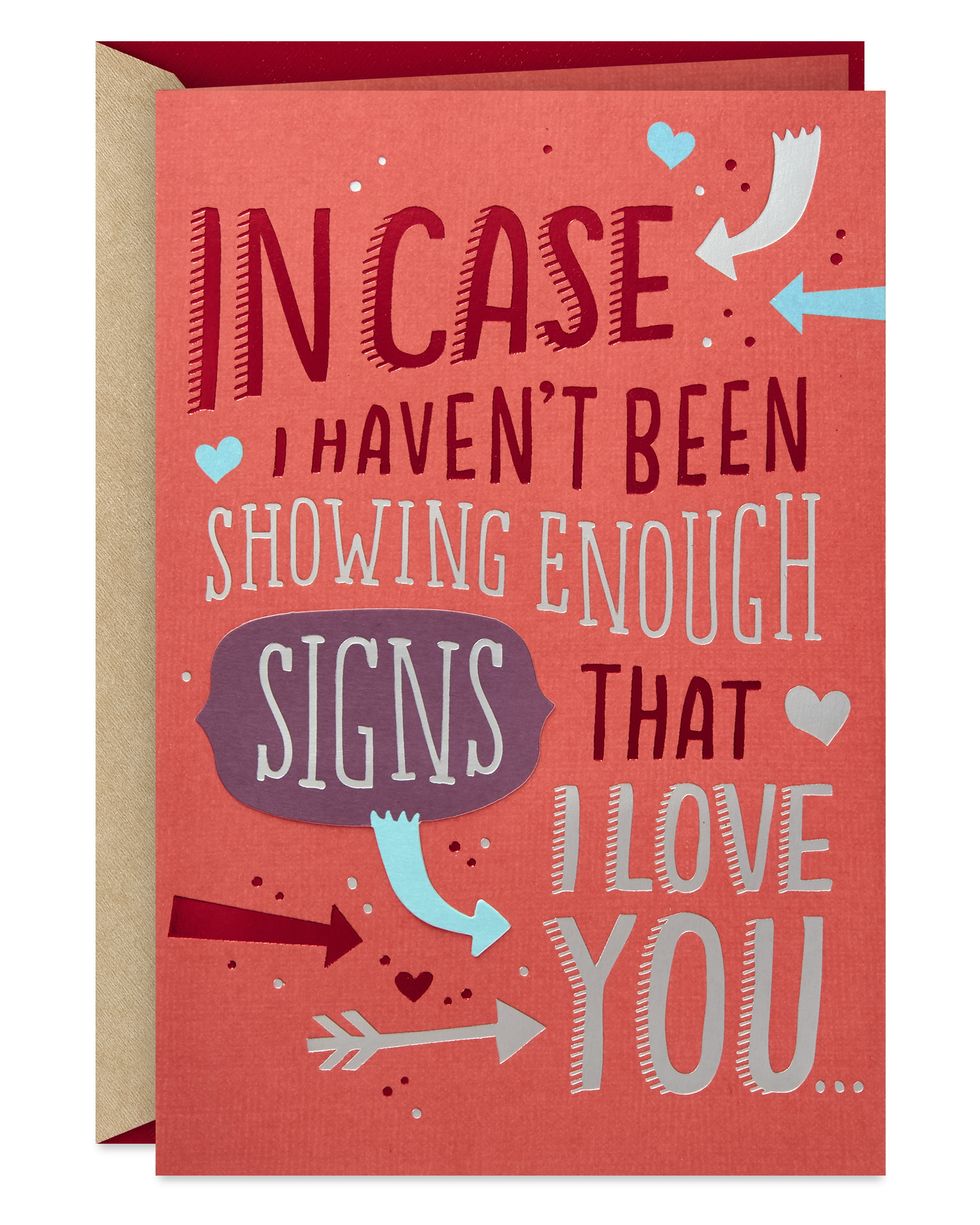 Signs I Love You Pop-Up Card