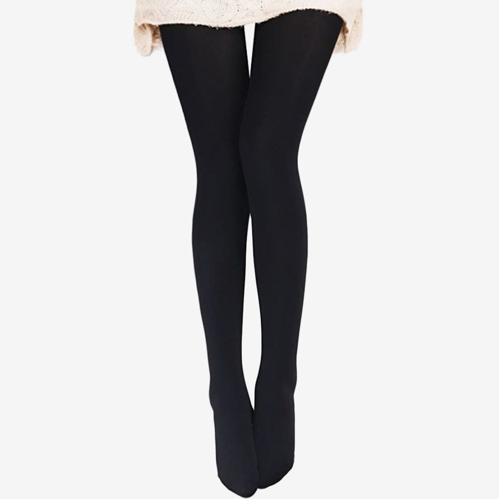 Best Deal for SHACE Fake Translucent Fleece Tights, Women's