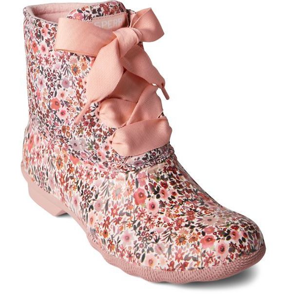 Saltwater Floral Duck Boots