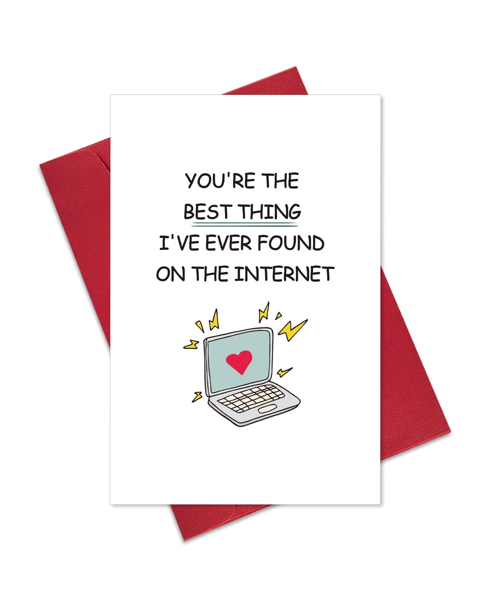 Internet Dating Valentine’s Day Card