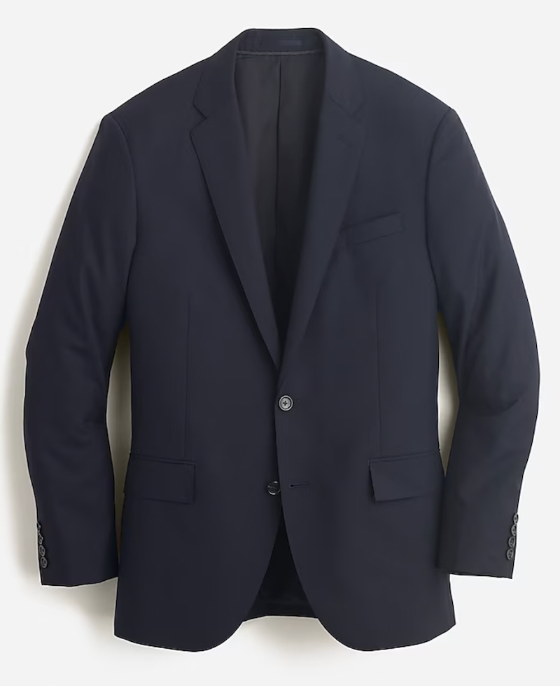 Ludlow Classic-Fit Suit Jacket with Double Vent in Italian Wool