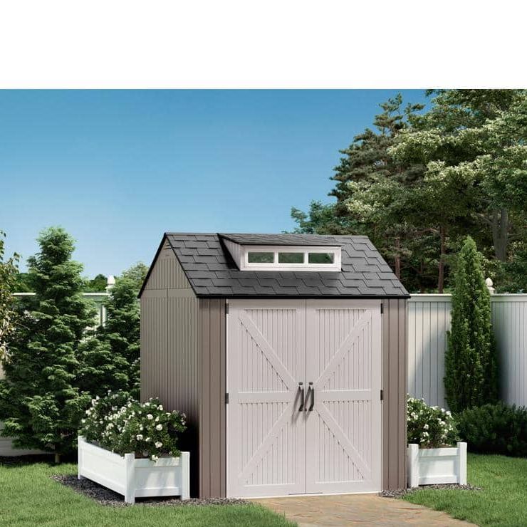 Rubbermaid Plastic Vertical Outdoor Storage Shed