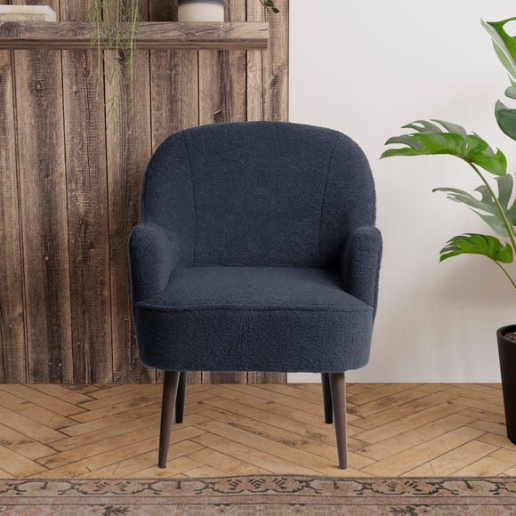 Small upholstered accent discount chair