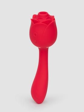 Stimulateur d'aspiration clitoridien Floral Fantasy Rose avec vibromasseur point G