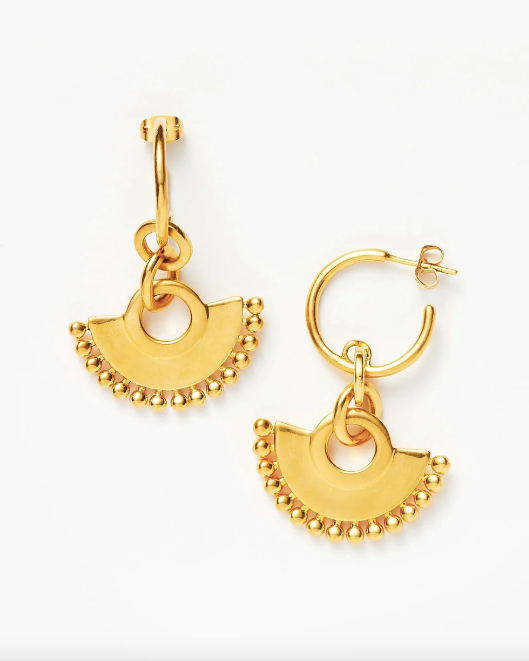 Zenyu Chandelier hoop earrings
