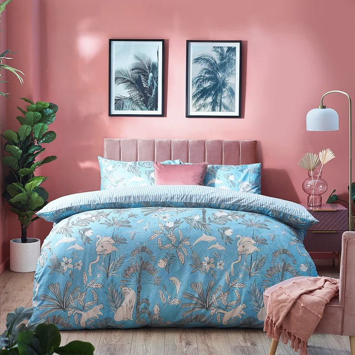 Colony Palm Botanical Bedding Set