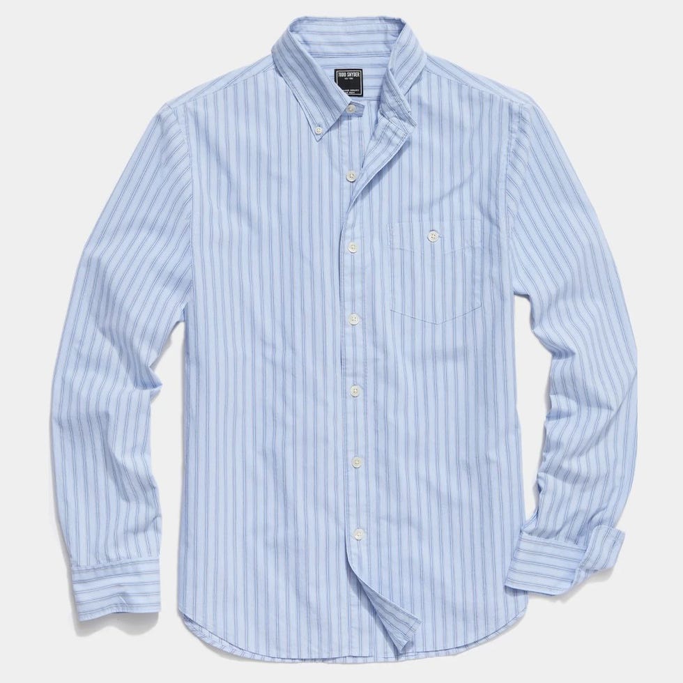 Slim Fit Multi Stripe Favorite Poplin Shirt 