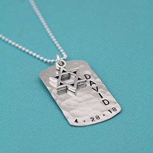 Personalized Star of David Necklace